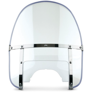 NATIONAL CYCLE BEADED HEAVY DUTY WINDSHIELD NC Heritage 5-Bolt HD Notched Top Clear