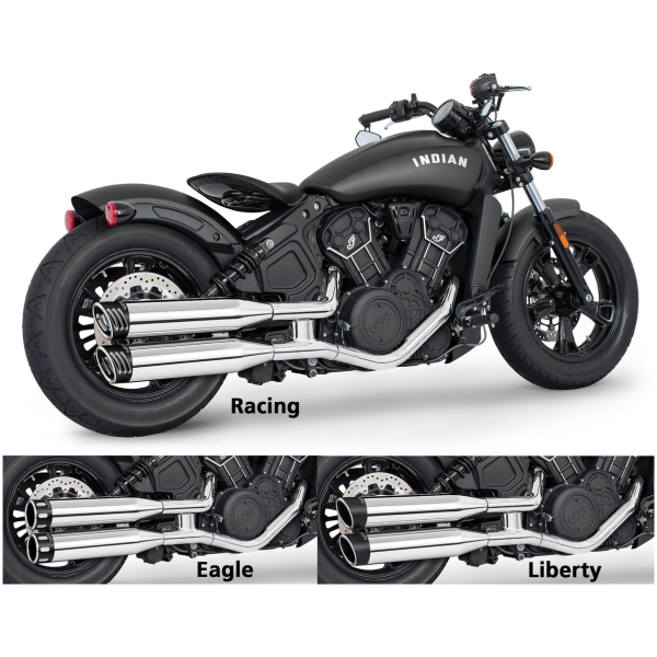4" SLIP-ONS FOR INDIAN SCOUT 2015-2024
