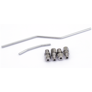 CHROME ROCKER OIL LINES Rocker Oil Line Kit Chrome BT66-84