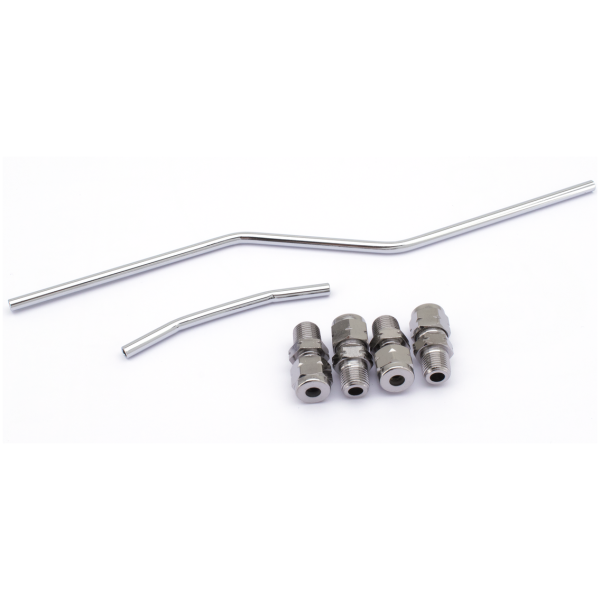CHROME ROCKER OIL LINES Rocker Oil Line Kit Chrome BT66-84