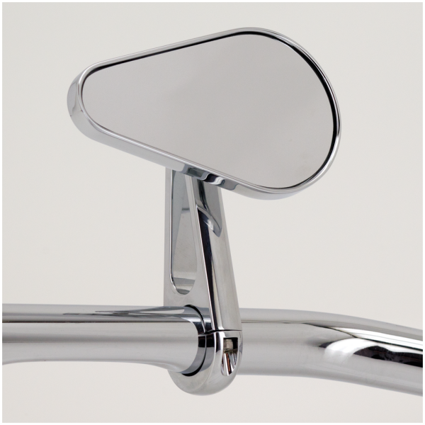JAYBRAKE CLAMP-ON MIRRORS JBrake teardrop 1.25" clamp on mirror Bl