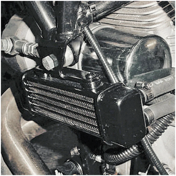 JAGG #1300 SERIES OIL COOLERS FOR BUELL Jagg horiz.oilcooler Buell 96-02