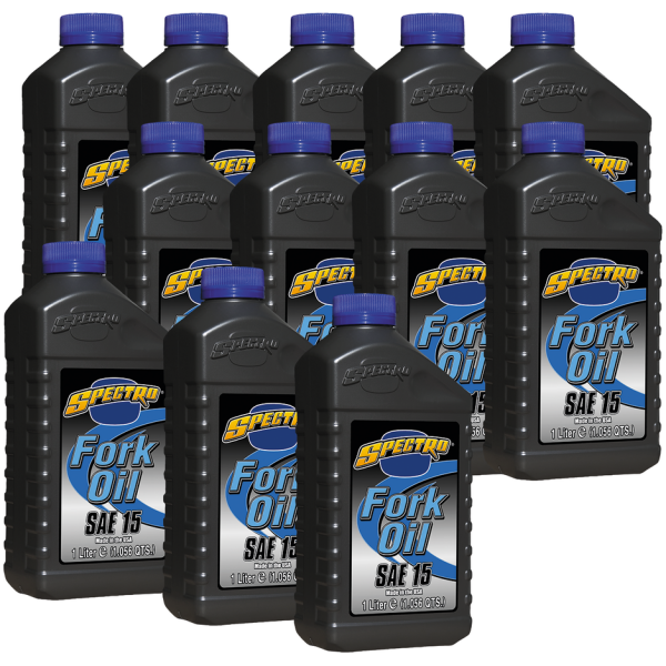 SPECTRO FORK OIL 12x1Ltr SPECTRO Fork Oil 15W
