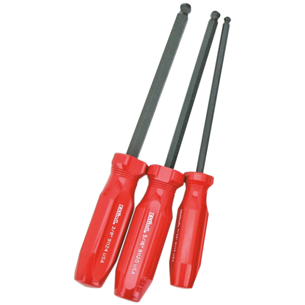 USA MADE ALLEN KEYS AND TORX HEAD DRIVERS Eklind 13 piece Inch Ball driver set Hex