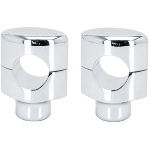 BILLET ALUMINUM HANDLEBAR RISERS FOR USE WITH 1 1/2" HANDLEBARS Mucho Fatzo Risers f/1.5" bars H=2.25"