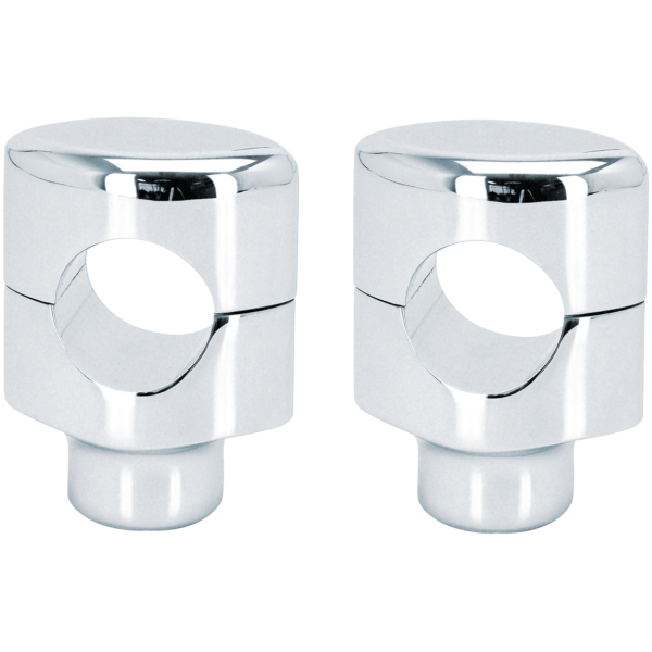 BILLET ALUMINUM HANDLEBAR RISERS FOR USE WITH 1 1/2" HANDLEBARS