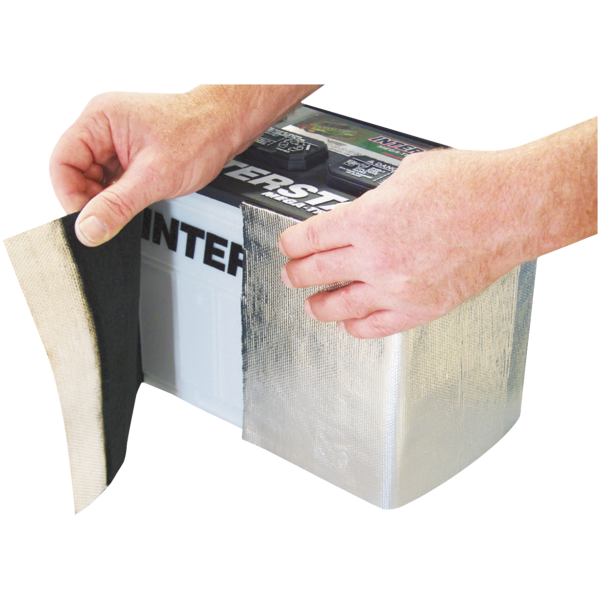 THERMOTEC BATTERY WRAP HEAT BARRIER Thermotec battery wrap kit heat barrier