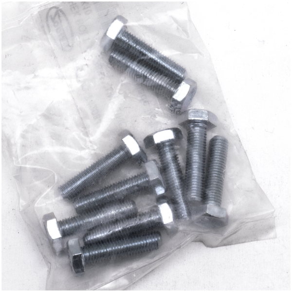 SAE SIZE ZINC PLATED HARDWARE GZP 10pck hex bolt 1/4-28x1" zinc