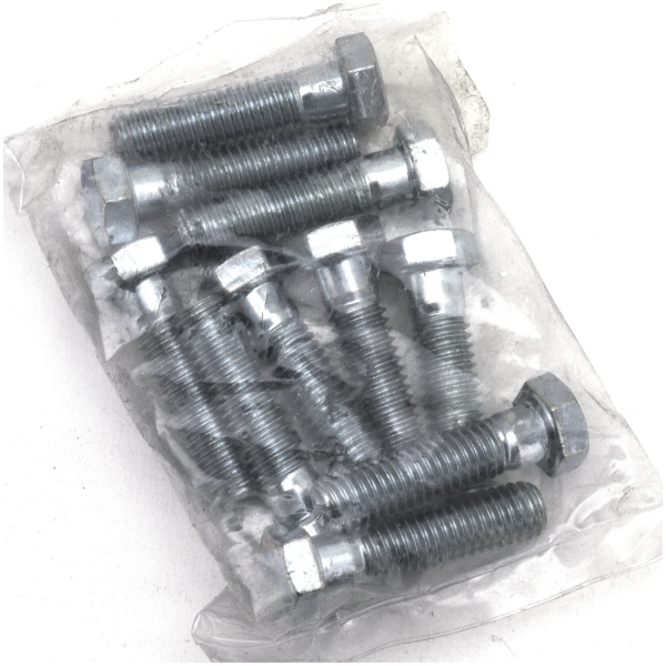 SAE SIZE ZINC PLATED HARDWARE GZP 10pck hex bolt 3/8-16x1-1/2" zinc