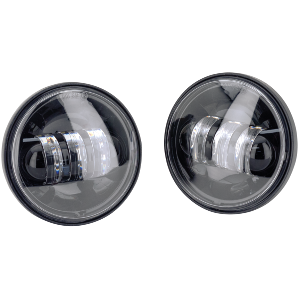 CYRON 4 1/2" LED DRIVE LIGHT UNITS Cyron 4.5" passing lamp led units black