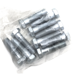 SAE SIZE ZINC PLATED HARDWARE GZP 10pck hex bolt 3/8-24x1.5" UNF zinc