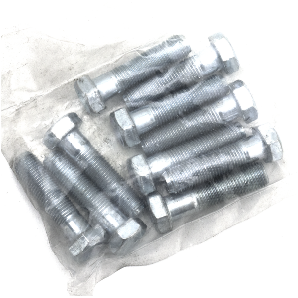 SAE SIZE ZINC PLATED HARDWARE GZP 10pck hex bolt 3/8-24x1.5" UNF zinc