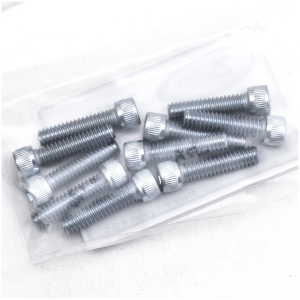 SAE SIZE ZINC PLATED HARDWARE GZP 10pck allen bolt 1/4-20x1" zinc