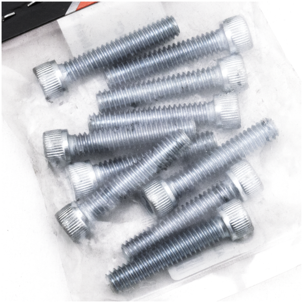 SAE SIZE ZINC PLATED HARDWARE GZP 10pck allen bolt 1/4-20x1-1/4" zinc