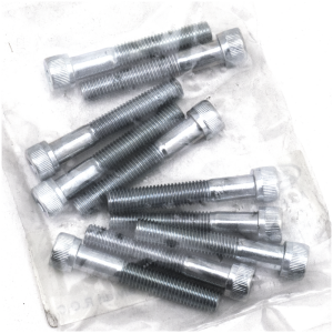 SAE SIZE ZINC PLATED HARDWARE GZP 10pck allen bolt 1/4-28x1-1/2" zinc