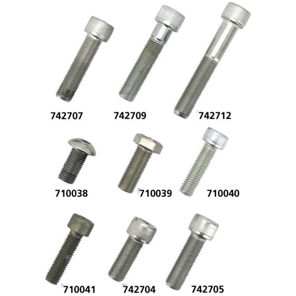 SAE SIZE ZINC PLATED HARDWARE GZP 10pck allen bolt 3/8-24x1-1/2" zinc