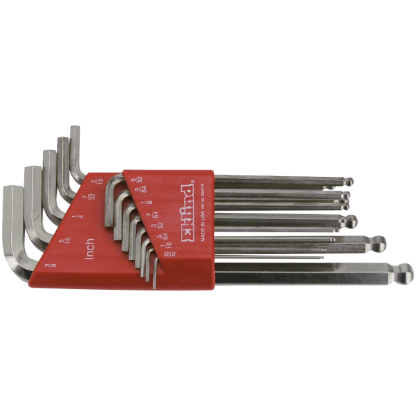 USA MADE ALLEN KEYS AND TORX HEAD DRIVERS Bright Ball Allen wrenches Inch 13Piece