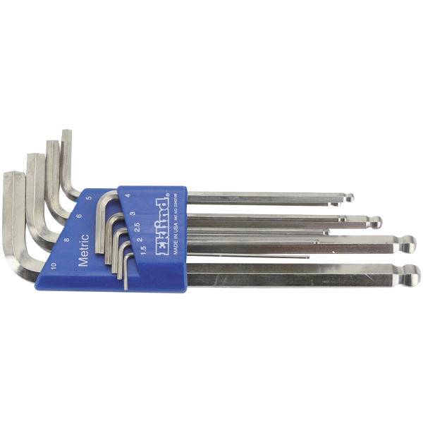 USA MADE ALLEN KEYS AND TORX HEAD DRIVERS Bright Ball Allen wrenches Metric 9Piece