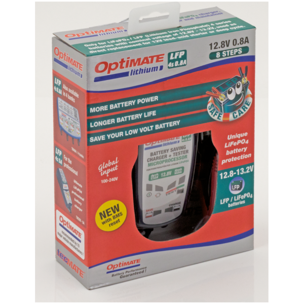 OPTIMATE LITHIUM BATTERY CHARGERS Optimate 0.8A Lithium charger TM470
