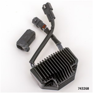 REGULATOR 74631-04 12V Black-  Dyna 04-05