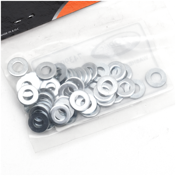 SAE SIZE ZINC PLATED HARDWARE GZP 50pck washer 1/4" zinc