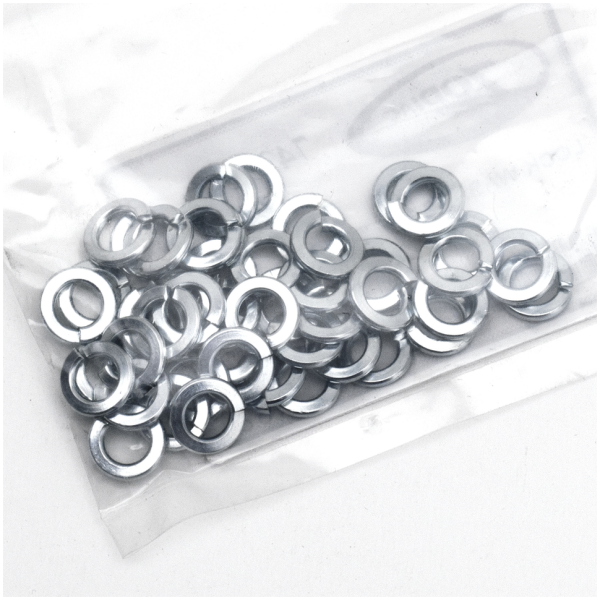 SAE SIZE ZINC PLATED HARDWARE GZP 50pck lock washer 1/4" zinc