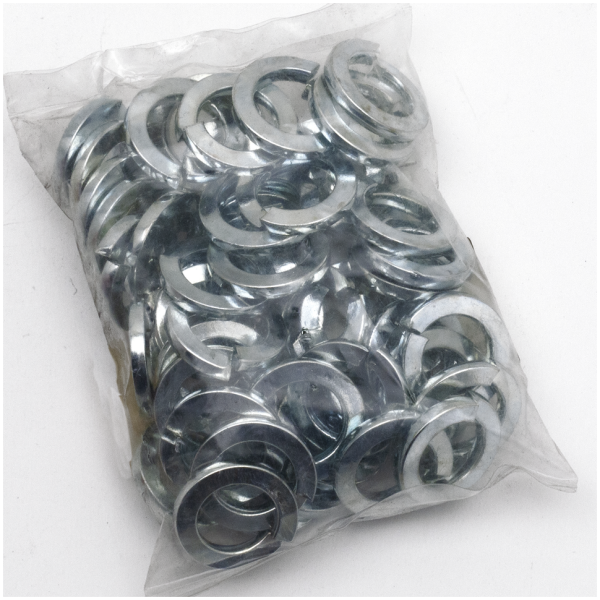 SAE SIZE ZINC PLATED HARDWARE GZP 50pck lock washer 1/2" zinc