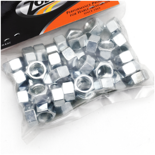 SAE SIZE ZINC PLATED HARDWARE GZP 50pck nut 3/8-24 UNF zinc