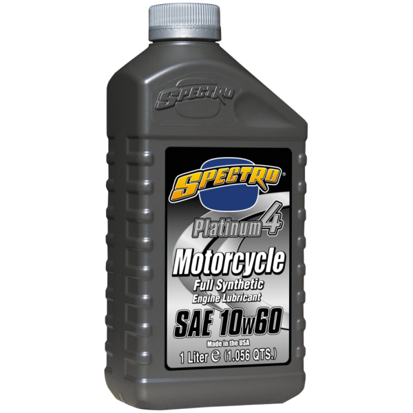 SPECTRO PLATINUM 4 FULL SYNTHETIC SAE 10W60 OIL 1Ltr Spectro Platinum 10W60 Synthet