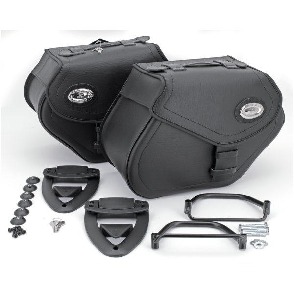 K-DRIVE/LONGRIDE "CLICK & LOCK" SADDLEBAG KITS Longride HC154 bags iparex Softail18-up