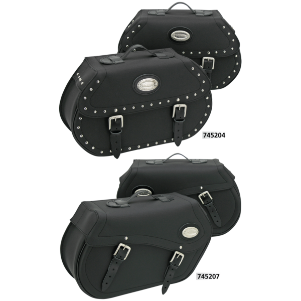 K-DRIVE/LONGRIDE "CLICK & LOCK" SADDLEBAG KITS K-Drive saddlebags F*ST86-06 Iparex+stud