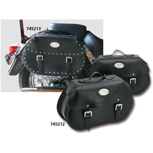 K-DRIVE/LONGRIDE "CLICK & LOCK" SADDLEBAG KITS K-Drive saddlebagkit F*ST86-06 Leather
