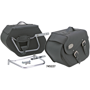 K-DRIVE/LONGRIDE "CLICK & LOCK" SADDLEBAG KITS K-Drive Iparex Click&lock bags FXD07-17