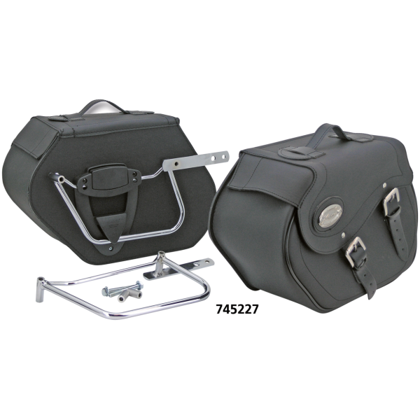 K-DRIVE/LONGRIDE "CLICK & LOCK" SADDLEBAG KITS K-Drive Iparex Click&lock bags FXD07-17