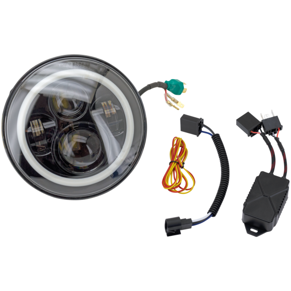 HALO 7" LED HEADLIGHT UNIT LED 7" HALO Headlight Unit Style 1