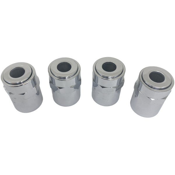 CYLINDERS AND VALVES, 45CI SIDEVALVE MODELS Valve cover O-ring type set 8 WL41up Chr