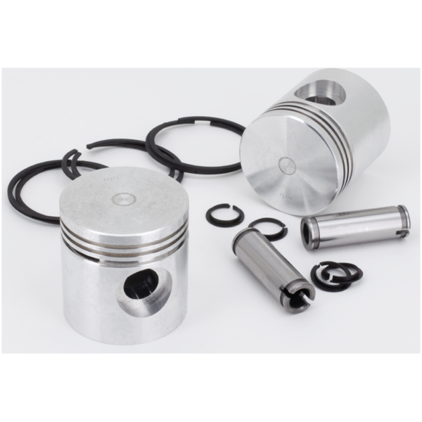 45CI SIDEVALVE MODELS Pistons w/Hasting rings 45CI STD, pair