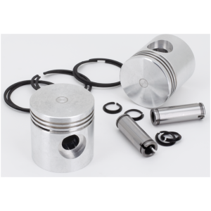 45CI SIDEVALVE MODELS Pistons w/Hasting rings 45CI +.01" set/2