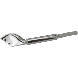 SAMWEL FISHTAIL MUFFLER FOR 45CI MODELS muffler, fishtail, chrome,WL