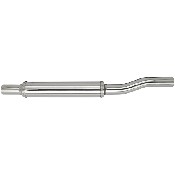 SAMWEL STRAIGHT PIPE MUFFLER FOR 45CI WL MODELS Chrome 1950-style Muffler WL32-52