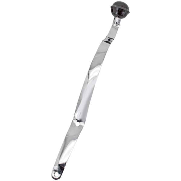 HAND SHIFTER LEVERS AND GUIDES lever , shifter, chrome with knob, 1947-