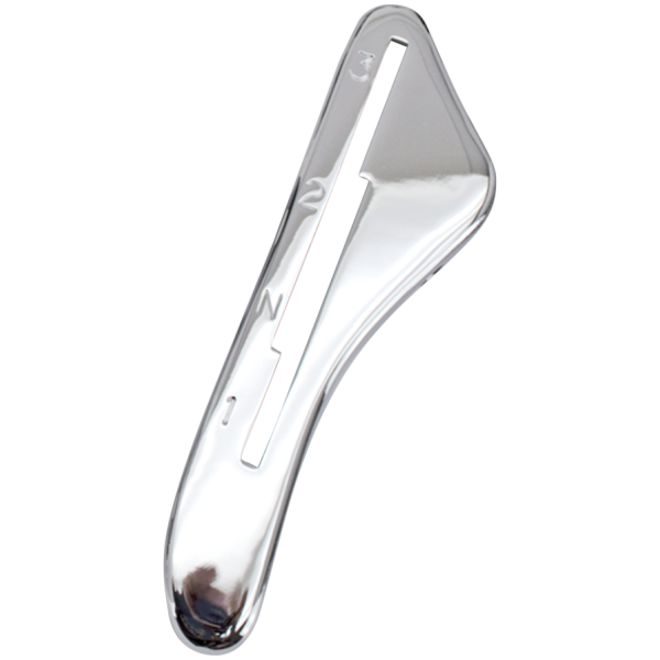 HAND SHIFTER LEVERS AND GUIDES Shifter guide 3 speed chrome WL47-73