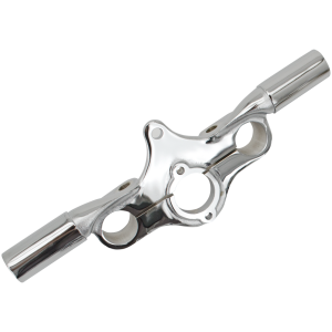 RISERS AND UPPER TRIPLE TREES FOR EARLY SPRINGER FORKS triple clamp, offset, with ears for rise