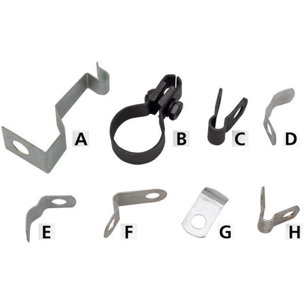 SPARK PLUG CABLE CLIPS & CLAMPS FOR VINTAGE MODELS FR spark cable bracket WL/UL37-52 zinc