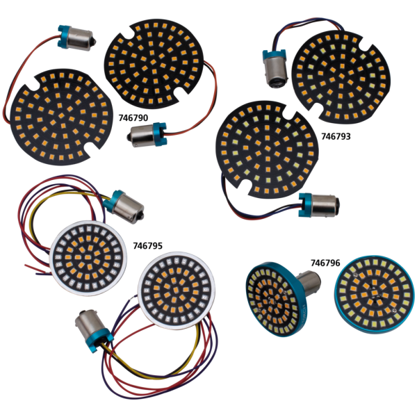 CYRON TURN SIGNAL LED INSERTS Rear LED insert run-turn-brake red/amber