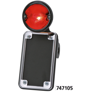 NO SCHOOL CHOPPERS TAILLIGHTS NSC 32 blackout taillight w/vertical lic