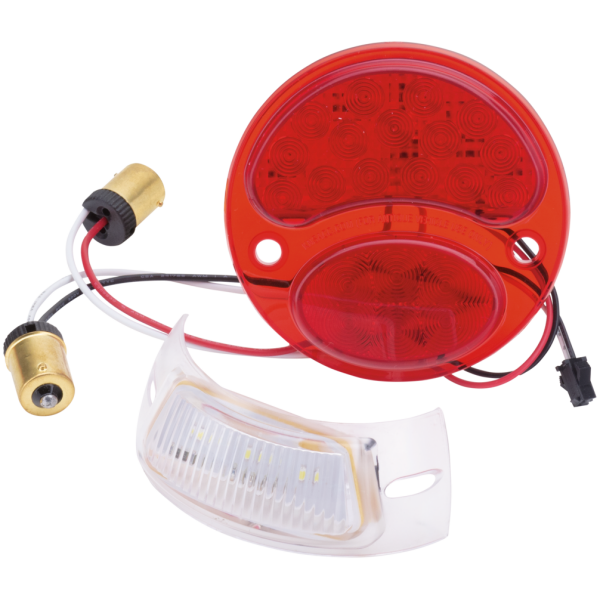 NO SCHOOL CHOPPERS TAILLIGHTS LED 28 Original lens with license light