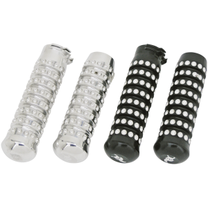 KEN'S FACTORY GRIP SETS Ribbed grips Polished