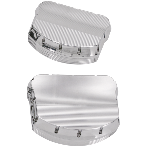 KEN'S FACTORY PANHEAD STYLE ROCKER COVERS FOR TWIN CAM Neo-Fusion Rocker Covers Polished TC