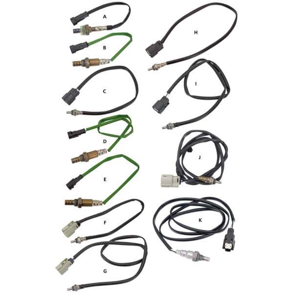 STOCK REPLACEMENT O2, OXYGEN OR LAMBDA SENSORS O2 sensor OEM# 27719-07 M18x1.5